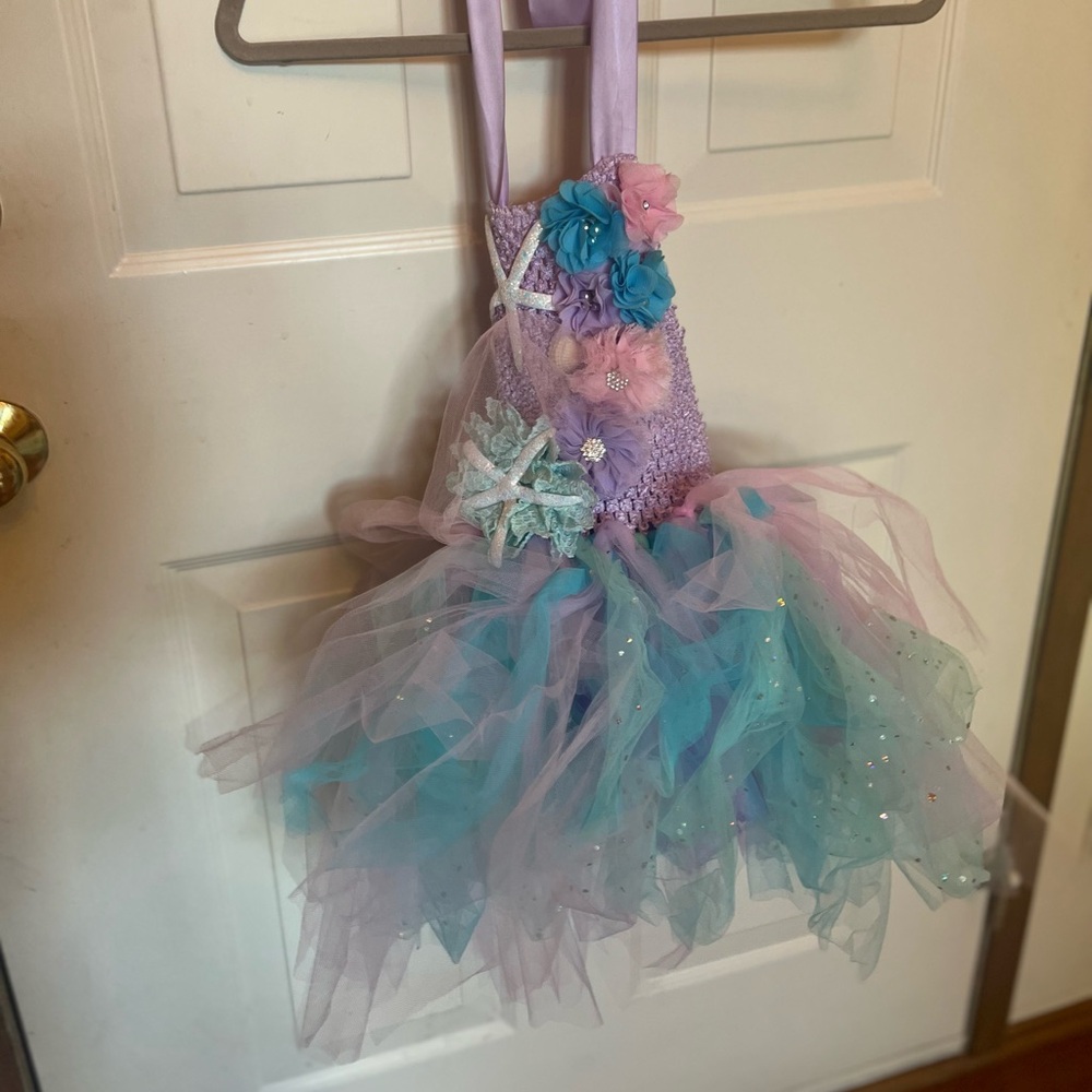 Light up tutu mermaid dress